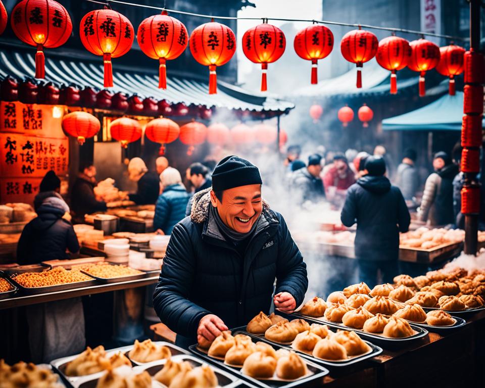 bao dumpling street food